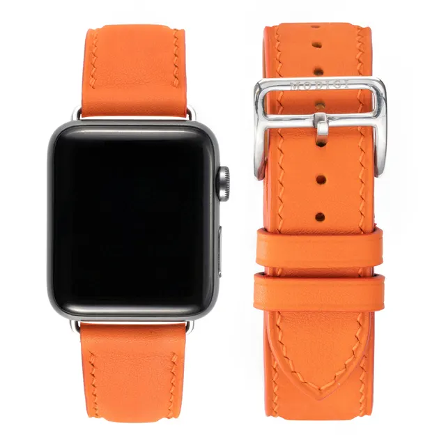 ヴォー・スイフト オレンジ のApple Watchレザーバンド